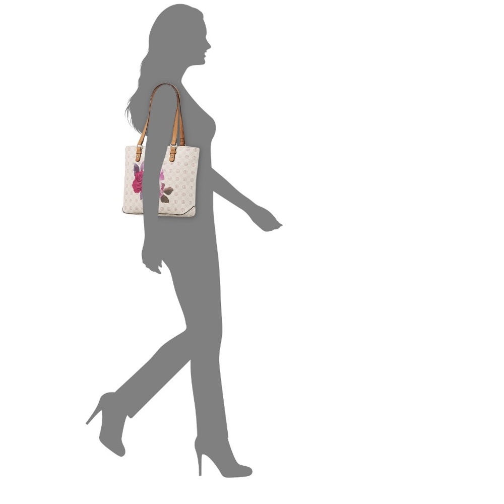 Giani Bernini Signature Rose Tote Shoulder Bag - Picture 15 of 15